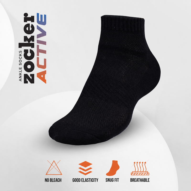 Zocker Active Elastic Ankle Socks