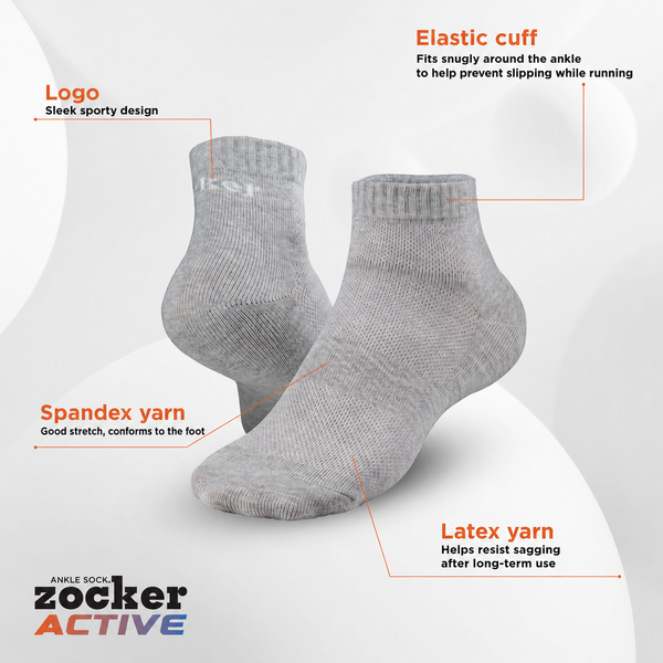 Zocker Active Elastic Ankle Socks