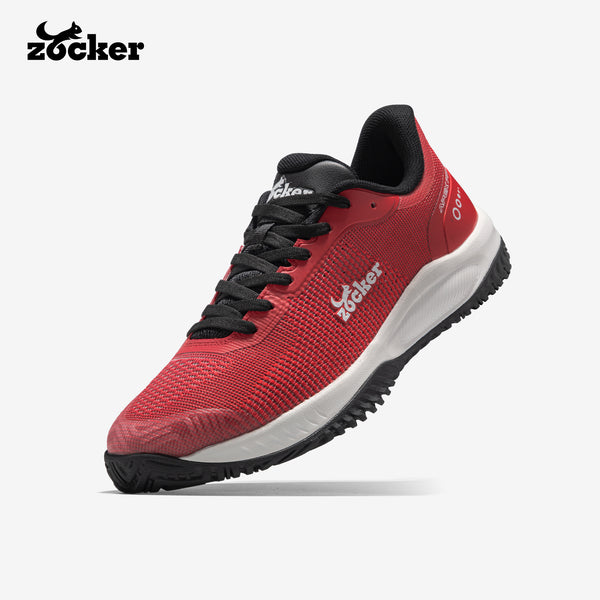 Chaussures de Pickleball Zocker Apex pro Rouge Noir