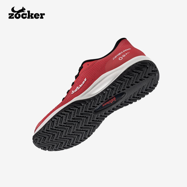 Chaussures de Pickleball Zocker Apex pro Rouge Noir