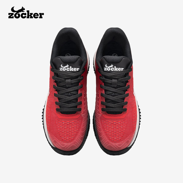 Chaussures de Pickleball Zocker Apex pro Rouge Noir