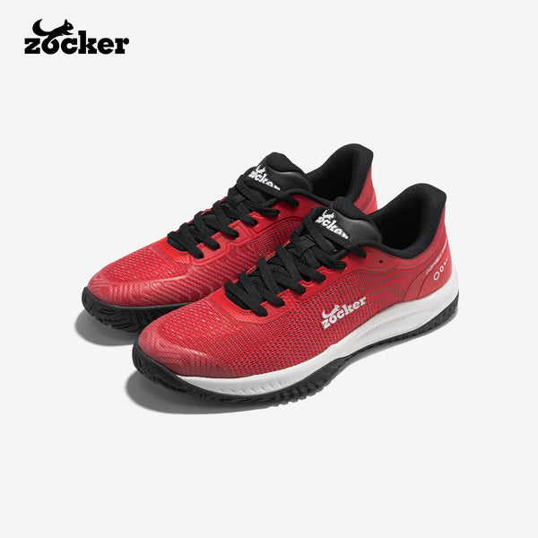 Chaussures de Pickleball Zocker Apex pro Rouge Noir